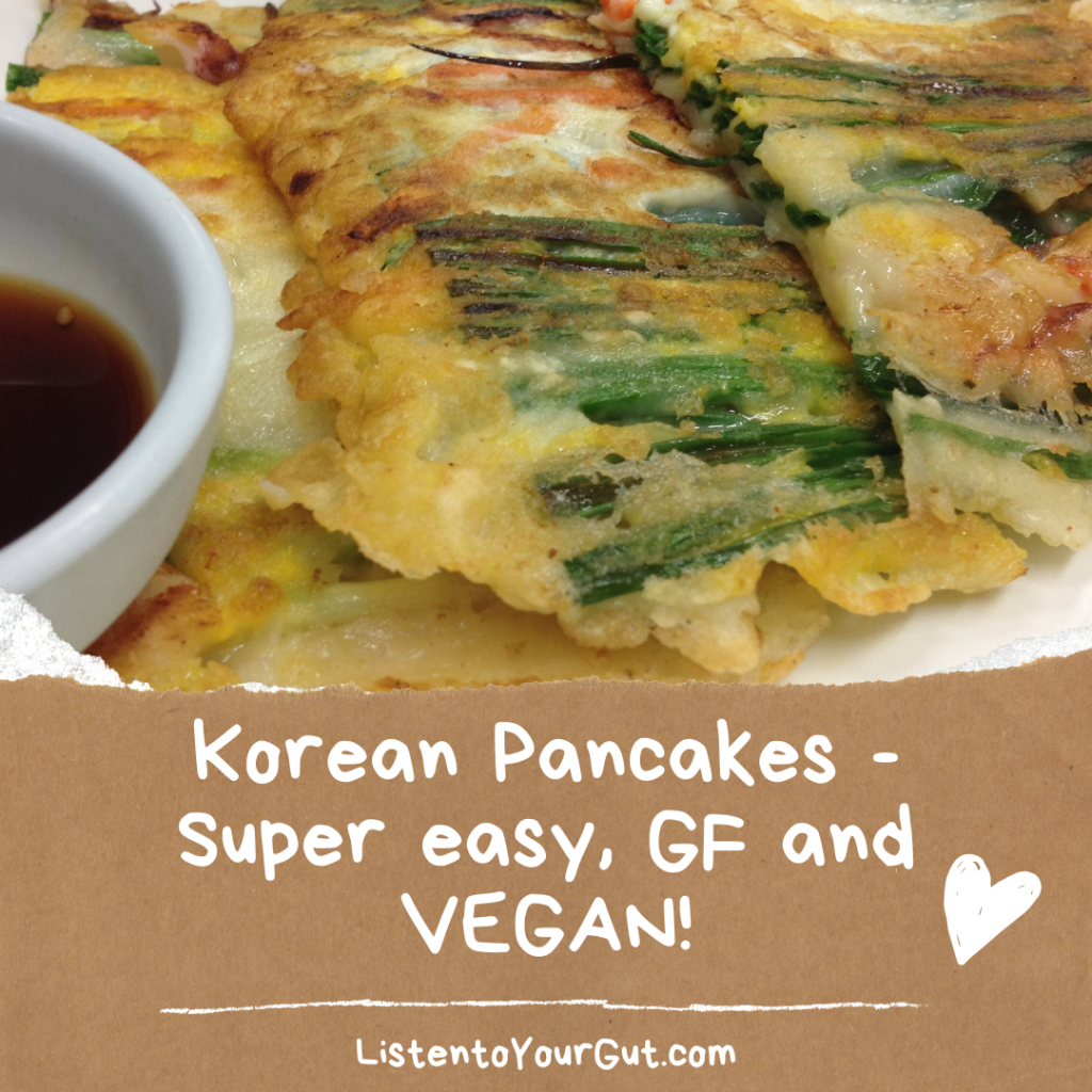 Korean Pancakes – Super Easy, GF and VEGAN! Korean Pancakes – Super Easy, GF and VEGAN!