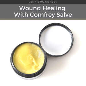 Wound healing with comfrey ointment Wound healing with comfrey ointment