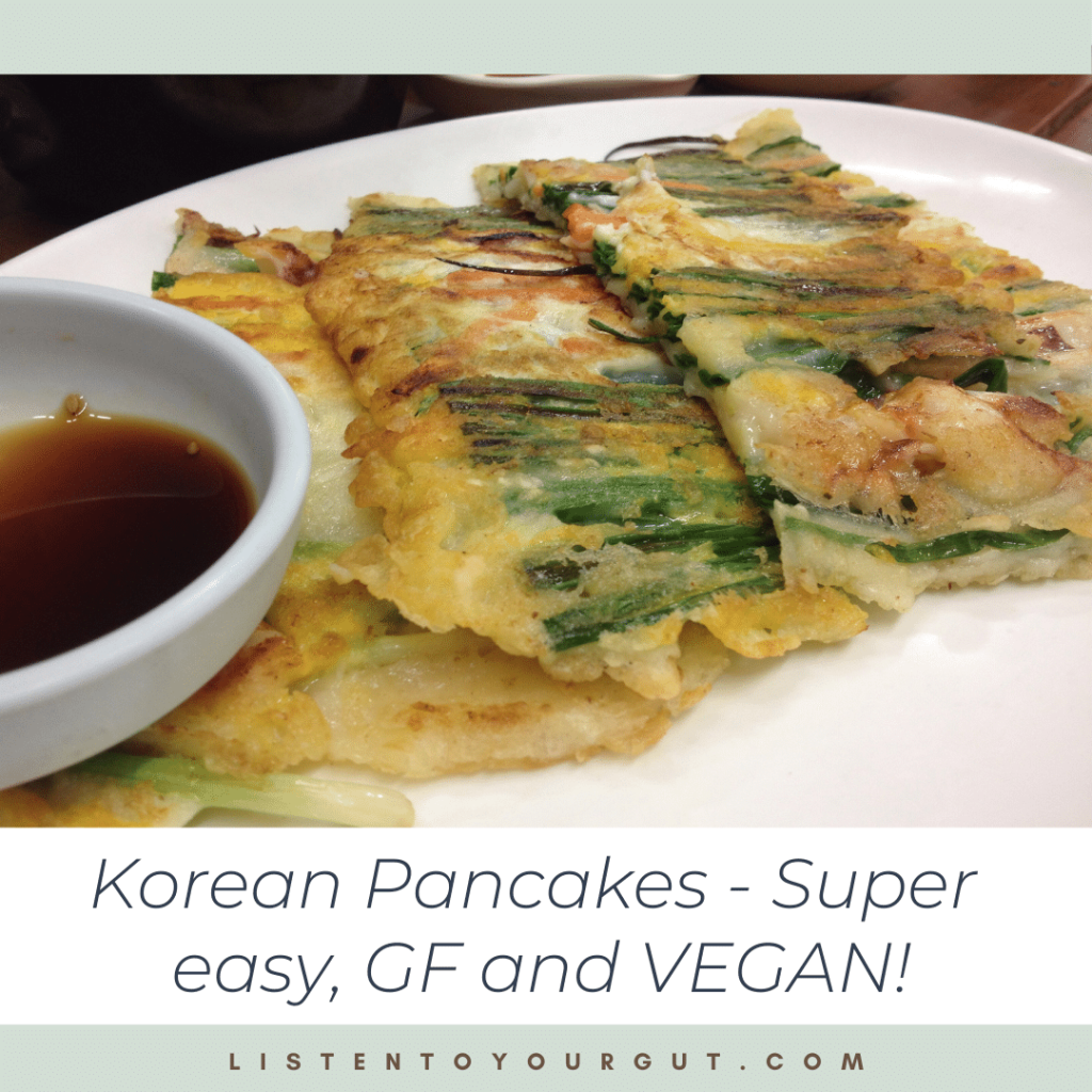Korean Pancakes – Super easy, GF and VEGAN!